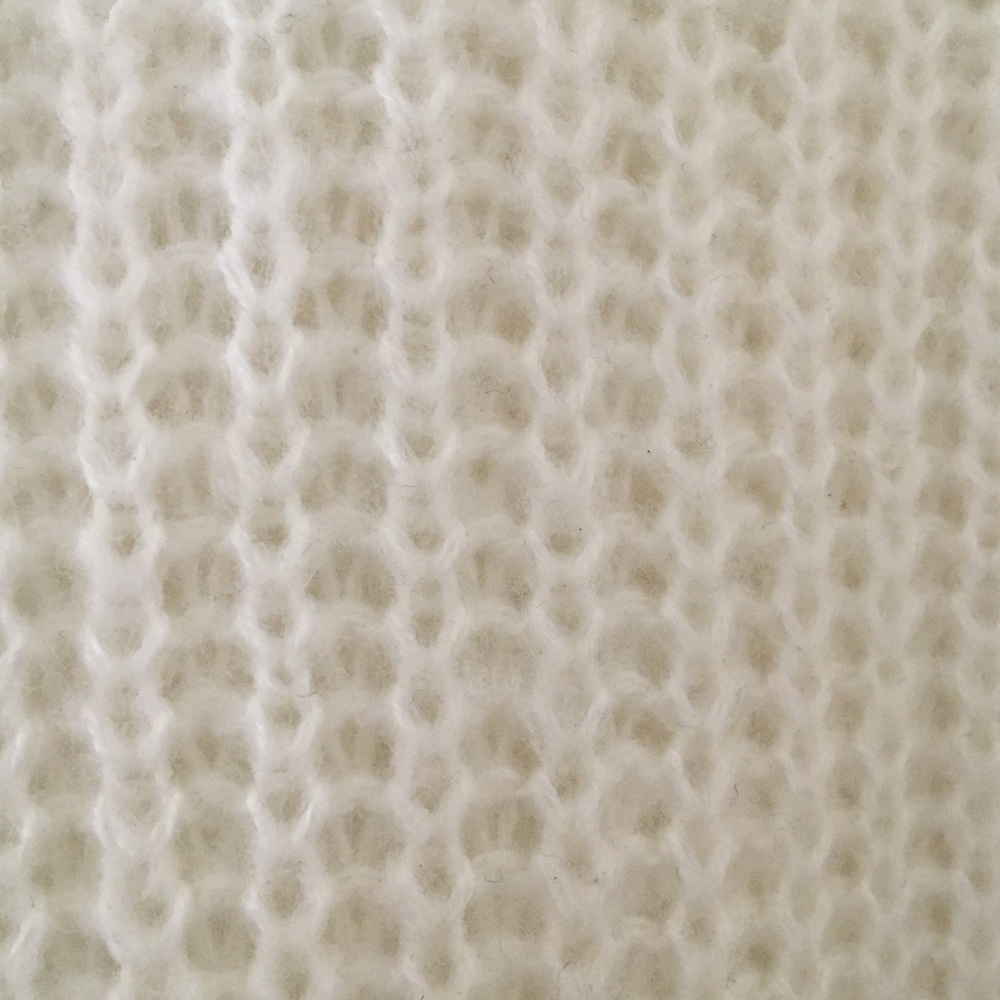 White High Neck Ribbed Chunky Sweater - Picture 4 of 4